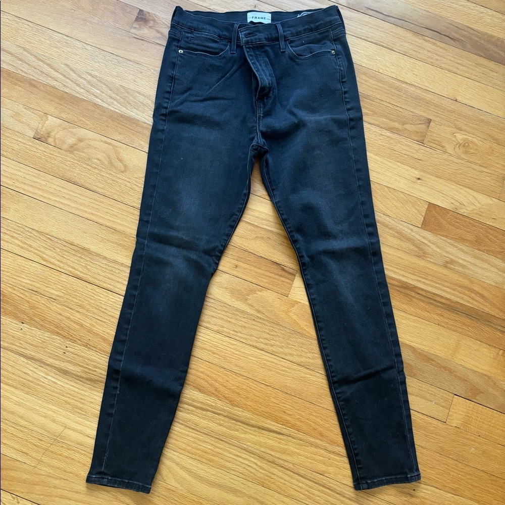 FRAME Le High Skinny size 29 black jeans